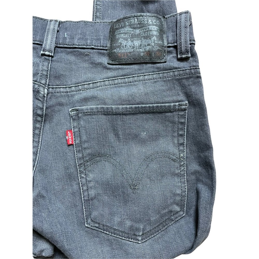 Levi's 511 Sz 32 x 30 Men's Grey Wash Straight Leg Denim Jeans - Picture 3 of 9